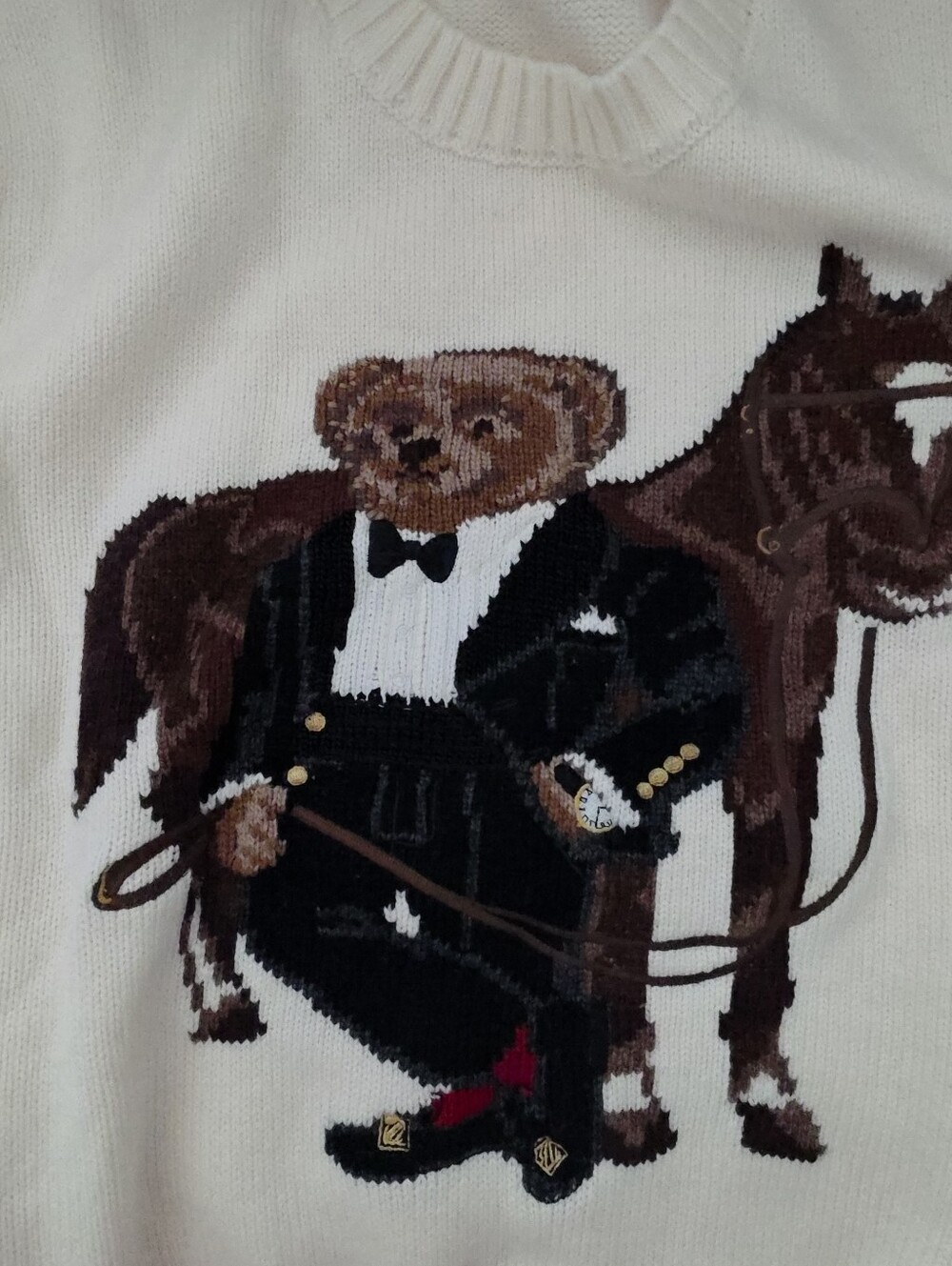 Polo Ralph LaurenLunar New Year Polo Bear Sweater Size M Ltd Ed. - Picture 12 of 12